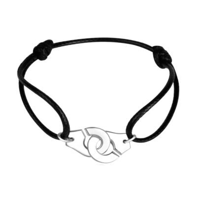Geometric Unisex Bracelet - Black & Silver