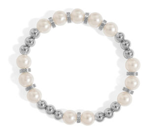 BRJ1084_Stainless-Steel_Kiska_Glass_Pearl_Stretch_Bracelet Caribe Bracelet