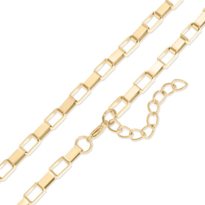 Elysées Paperclip Chain Necklace Gold