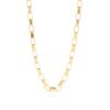 Elysées Paperclip Chain Necklace Gold