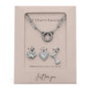 Pet Charm Holder Necklace Gift Set - 316L Stainless Steel