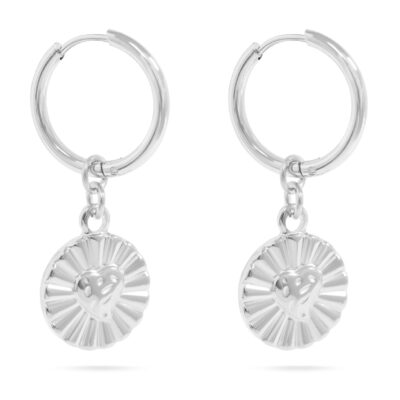 Miami Sun and Heart Earring