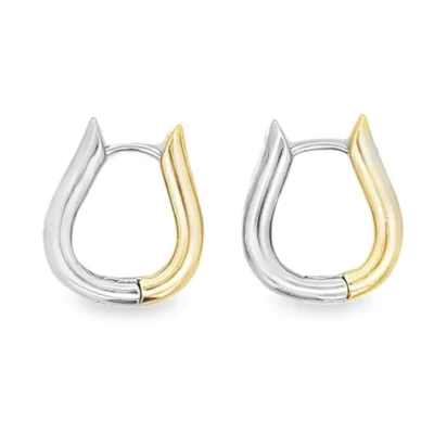 "Ocala" - Two-tone Earrings
