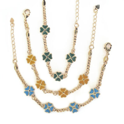 Lucky Glow - Bracelet with Clover Flower