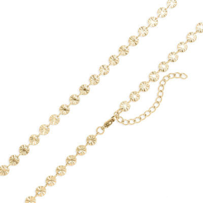 Miami Sun Chain Gold  18"+2