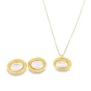 Roca Solar - Chain & Earrings Set