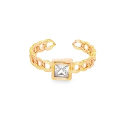 rc4 La Cuadrada - Gold Filled Ring