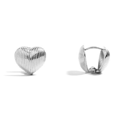 My Foolish Heart Huggie - Gold or Silver