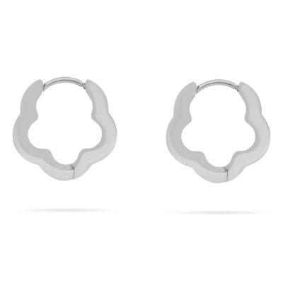 Floral Shadow Huggie