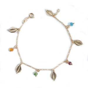"Leaves and Beads" Bracelet