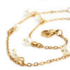 BRJ1031_18K-G White Pearls Anklet