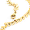 Chevron Anklet Gold