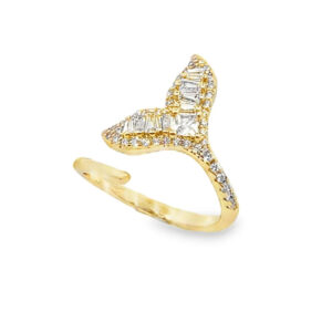 "Butterfly Wing" Open Ring
