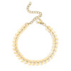 Chevron Anklet Gold